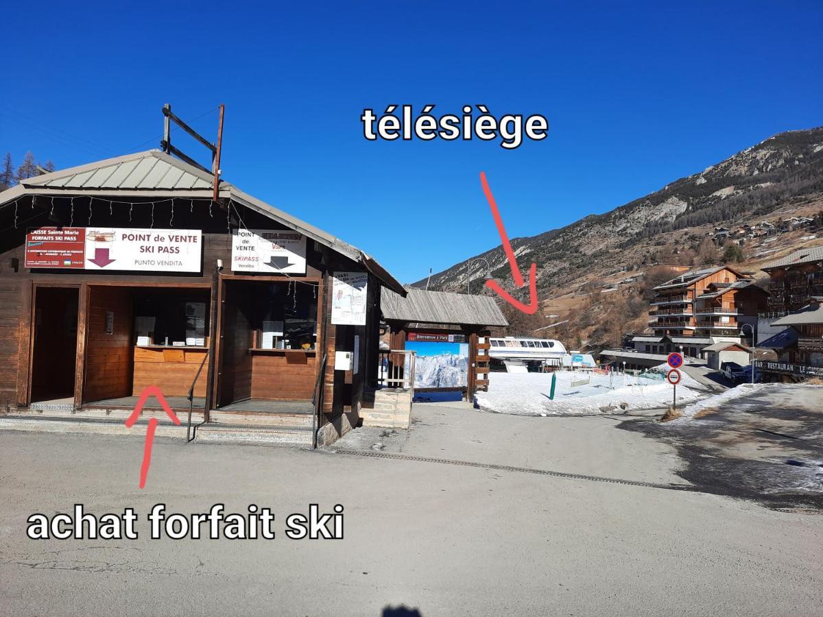 바르스 T2/3 6Pers & Pied Des Pistes & Piscine Chauffee 아파트 객실 사진