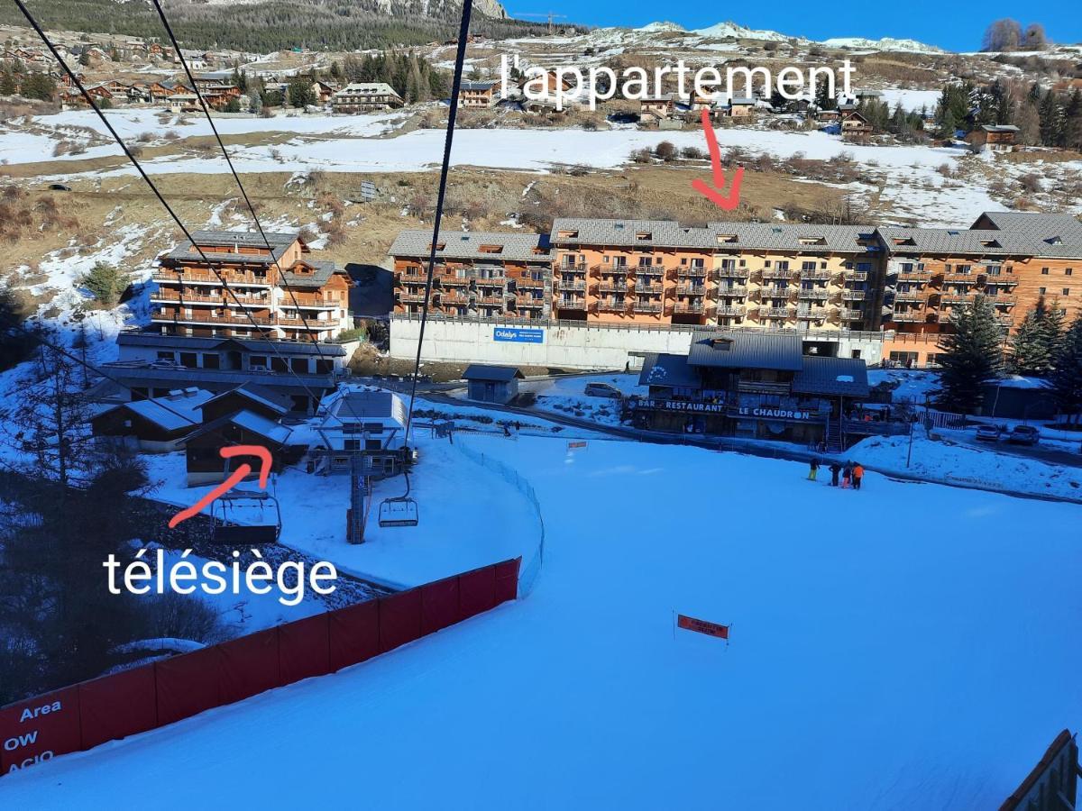 바르스 T2/3 6Pers & Pied Des Pistes & Piscine Chauffee 아파트 객실 사진