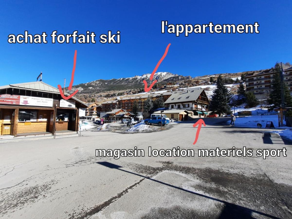 바르스 T2/3 6Pers & Pied Des Pistes & Piscine Chauffee 아파트 객실 사진