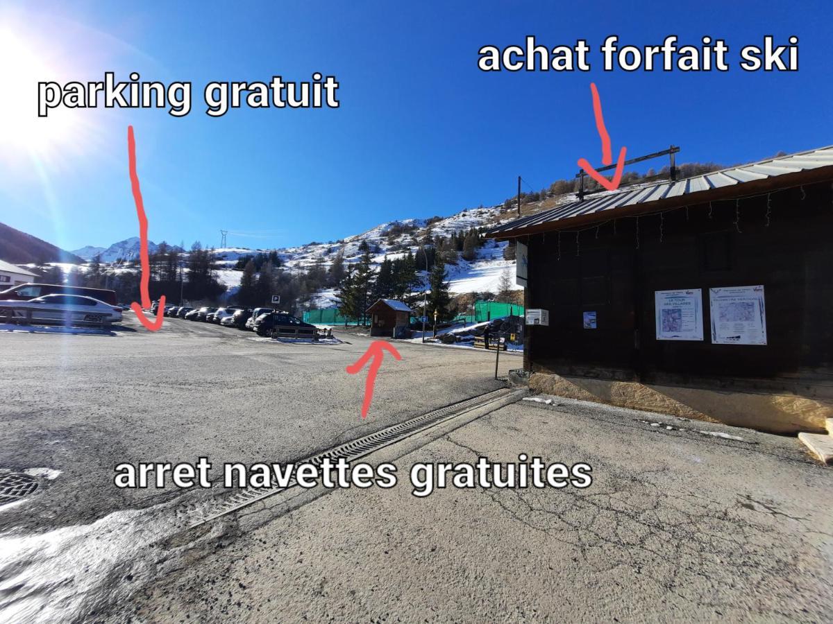 바르스 T2/3 6Pers & Pied Des Pistes & Piscine Chauffee 아파트 객실 사진